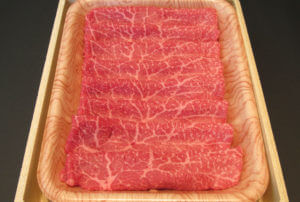 肉のみやびA5ランク仙台牛 モモ【すき焼き・しゃぶしゃぶ用】 500g