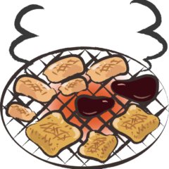 ホルモン焼きのイラスト