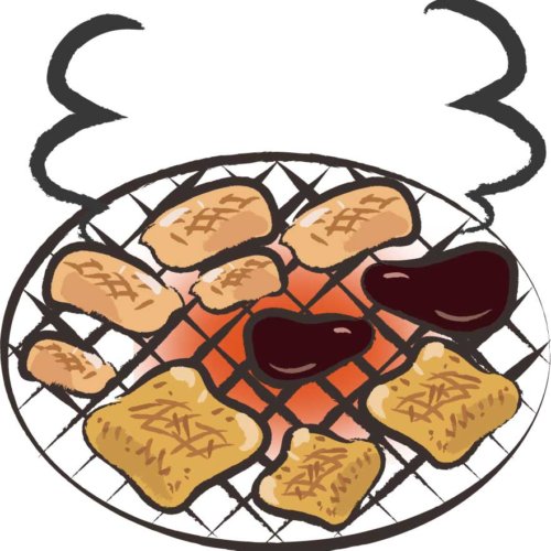 ホルモン焼きのイラスト
