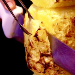 シュラスコでよく見る焼きパイナップル